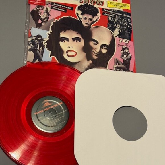 Rocky Horror Picture Show 50th Record Vinyl 33 RPM Album 12" Colored Red 1975 - Picture 1 of 5